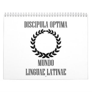Calendrier Le plus grand étudiant latin du monde (femelle)