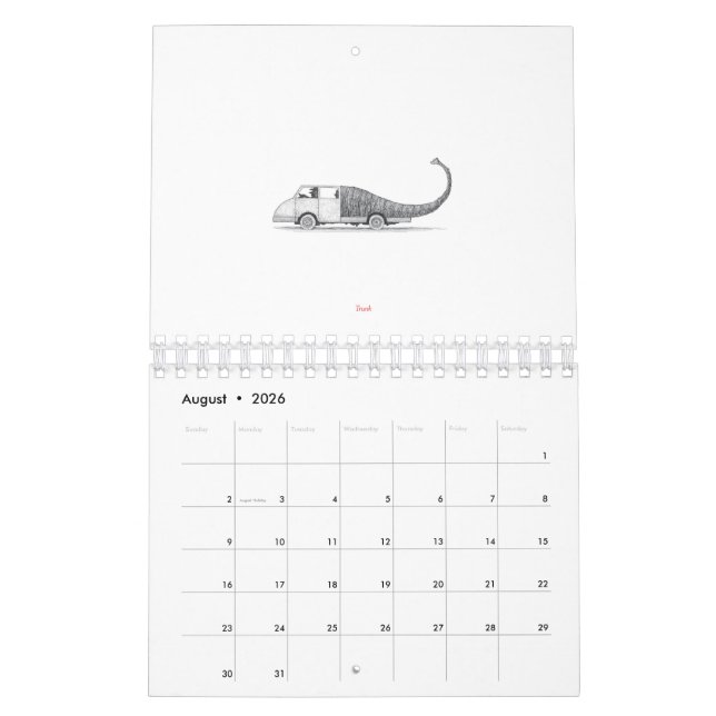 Calendrier Le Punny Animals des Punny (Aug 2026)