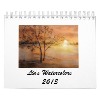Calendrier Le Watercolors2013 de Lin