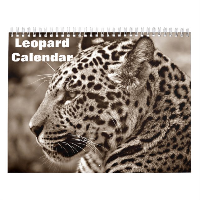 Calendrier Leopard 2026 (Protection)