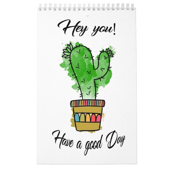 Calendrier Les Cactus Ont Une Bonne Journée (Protection)