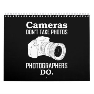 Calendrier Les caméras ne photographient pas la photographie