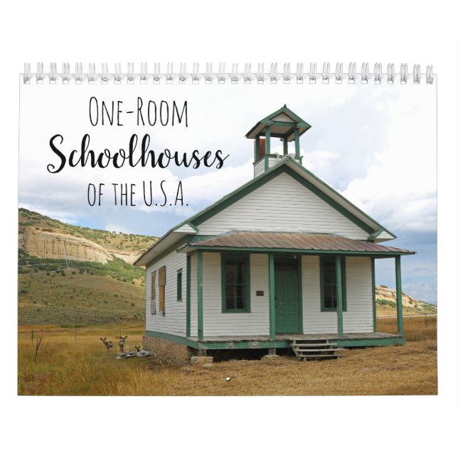 Calendrier Les écoles One Room des États-UnisCalendrier (Protection)