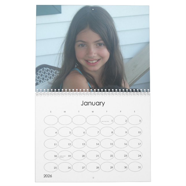 Calendrier Les filles de 2007 (Jan 2026)