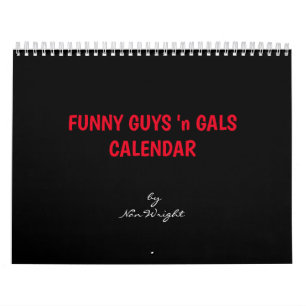 Calendrier Les gars et les filles amusants