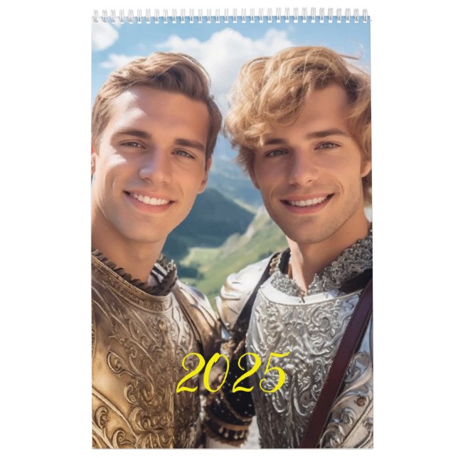 Calendrier Les hommes les plus romantiques 2025 (Protection)