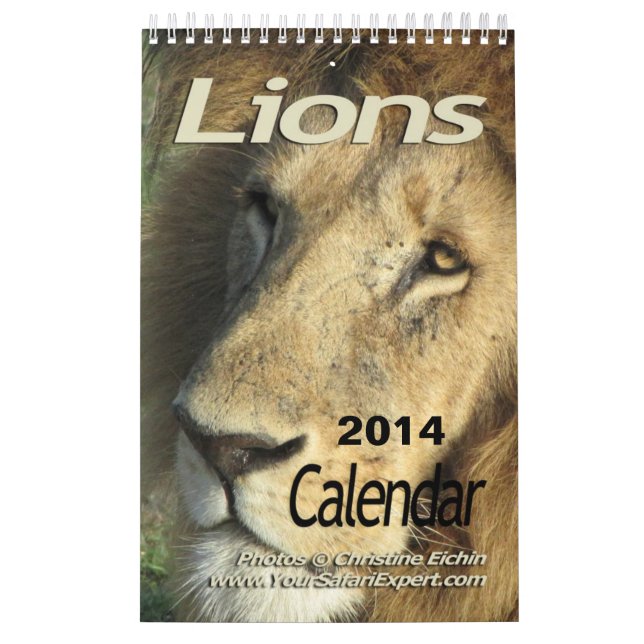 Calendrier Les lions classent 2014 (d'une seule page) (Protection)