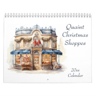Calendrier Les magasins de Noël pittoresques