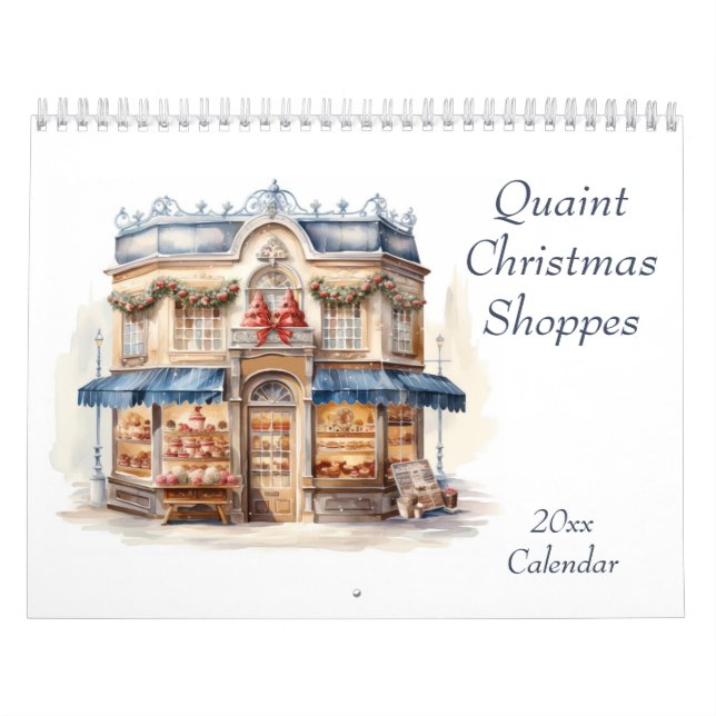 Calendrier Les magasins de Noël pittoresques (Protection)