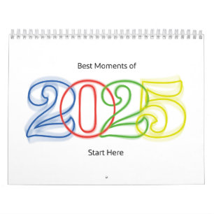 Calendrier Les meilleurs moments de 2025 Commencez ici