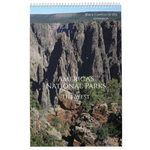Calendrier Les Parcs Nationaux Américains L'Ouest