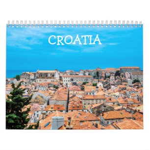 Calendrier Les paysages de Croatie