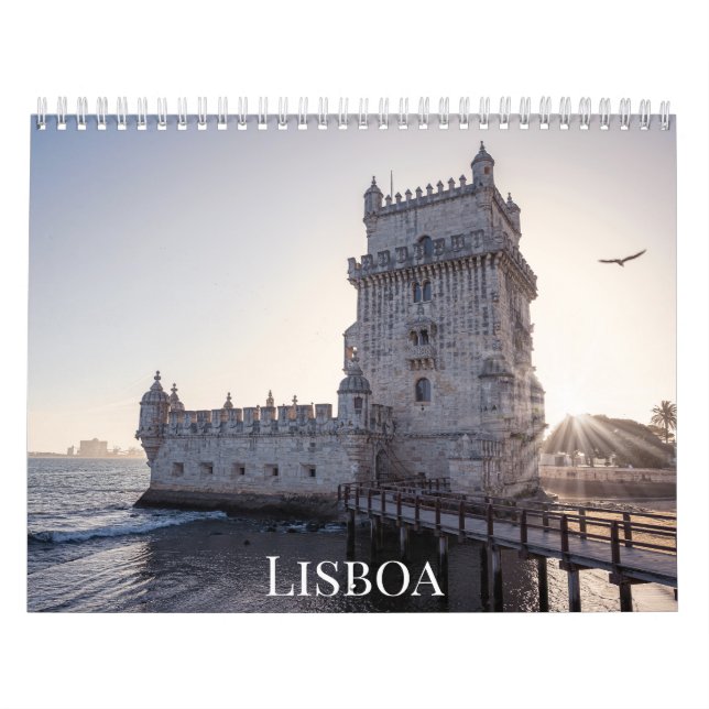 Calendrier Les paysages de Lisbonne photo (Protection)