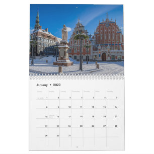 Calendrier Les paysages lettons