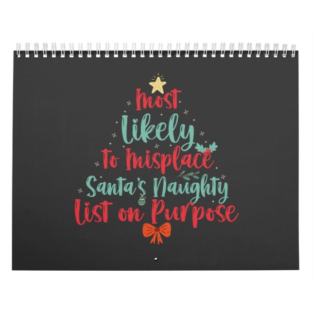 Calendrier Les Plus Susceptibles De Tromper Père Noël En  Les (Protection)