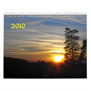Calendrier Lever de soleil, coucher du soleil, 2010