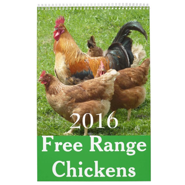 Calendrier libre des poulets 2016 de gamme (Protection)