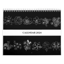 LIGNE D'ART EN FLEURS NOIRES ET BLANCHES BIBLE VER