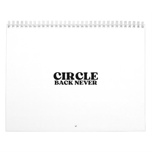 Calendrier Linear Architecture | Circle Back Never Visual  (Protection)