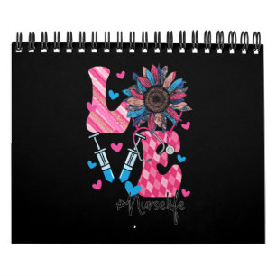 Calendrier L'infirmière aime hippie