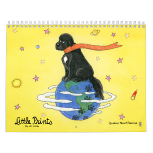 Calendrier Little Prints - Funny Newfoundland Dog Calendar