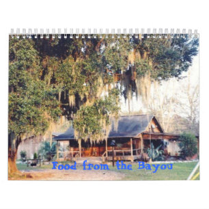 Calendrier Livre de cuisinier de recettes de Cajun