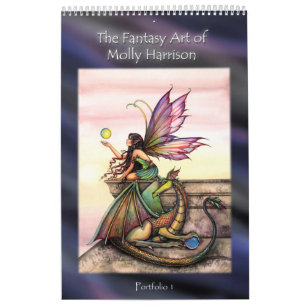 Calendrier Livre de portfolio d'art de fée de Molly Harrison