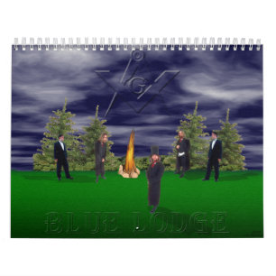 CALENDRIER LOGE BLEUE