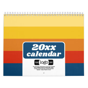 Calendrier Logo 2024 - Cadeau d'entreprise - Motifs intéressa