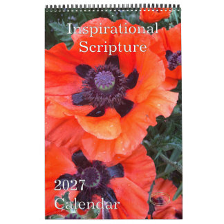 Calendrier Logo de l'entreprise de verset biblique de photo d