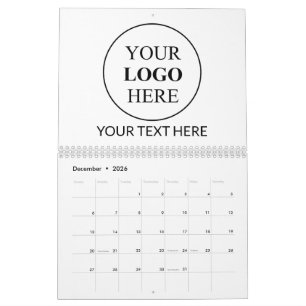 Calendrier Logo promotionnel personnalisé - Pas de commande m