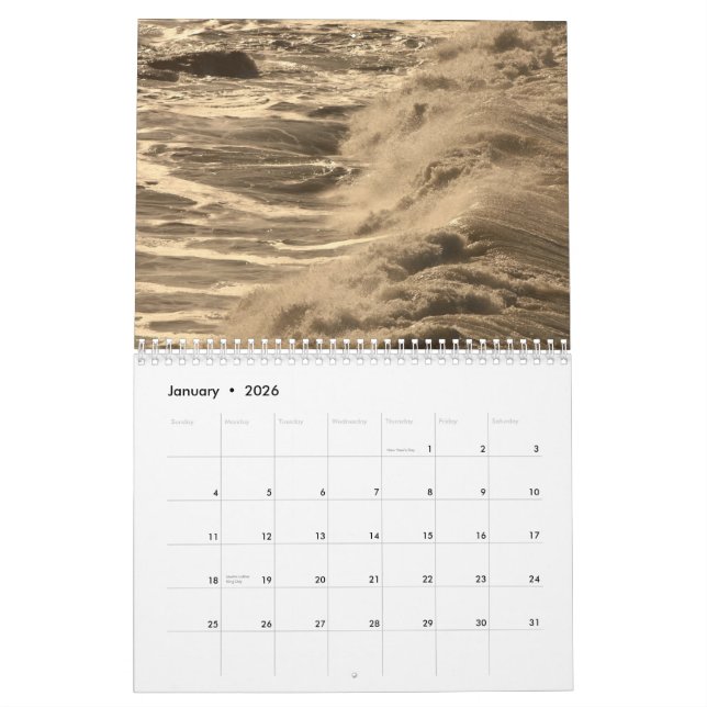 Calendrier L'Orégon (Jan 2026)