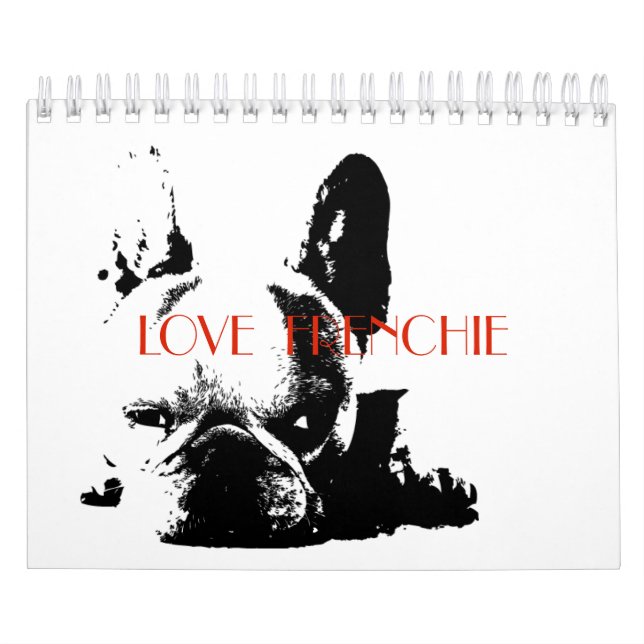 Calendrier LoveFrenchie (Protection)