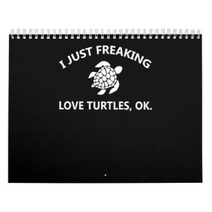 Calendrier Lover  Je Frappe Les Tortues Lover, Ok