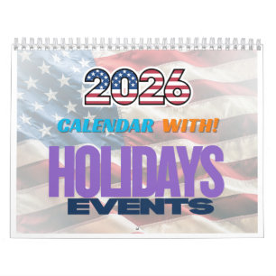 Calendrier L'Ultimate 2026 American Holiday Event Calendar