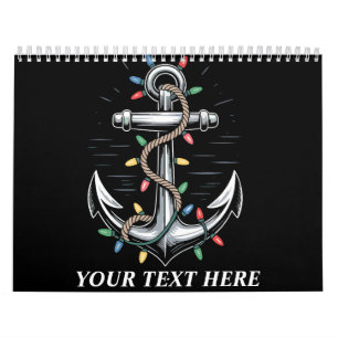 Calendrier Lumières de Noël personnalisées Bateau Voile