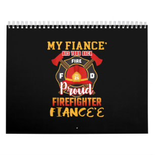 Calendrier Ma Fiance A Votre Fiancée Fier Fière De Pompier