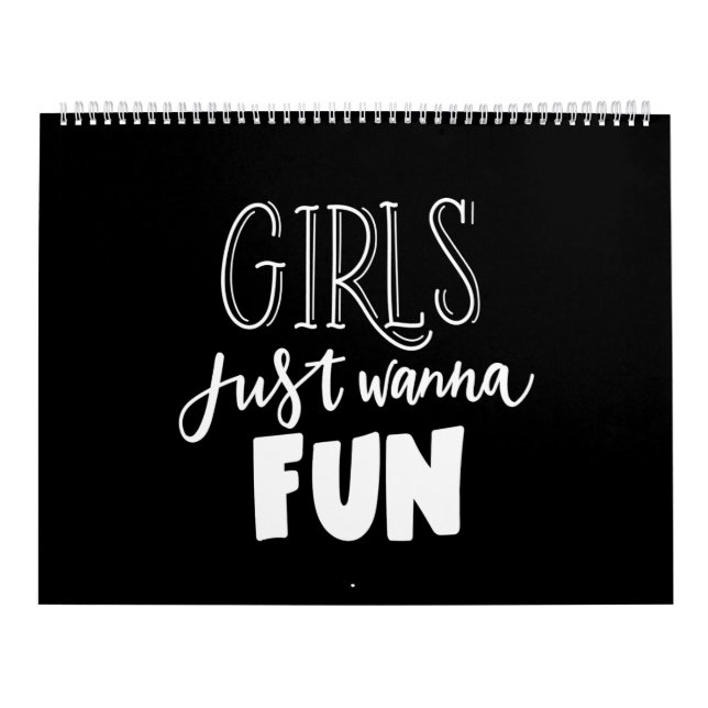 Calendrier ma fille veut juste s'amuser (Protection)