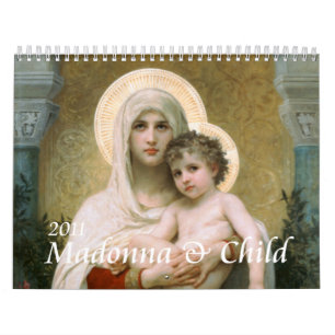 Calendrier Madonna et enfant