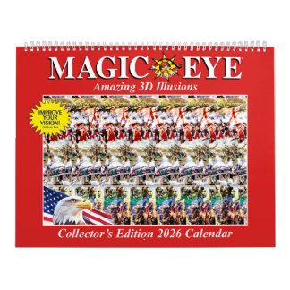 Calendrier magique International 2026 de 14,25" de