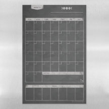 Calendrier magnétique de la cuisine de tableau ver