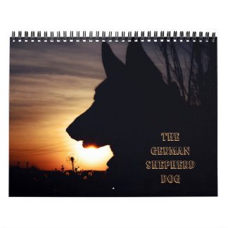 Calendrier magnifique de berger allemand