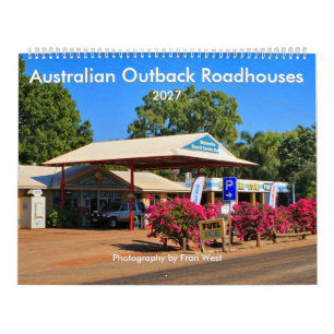 Calendrier Maisons de la route de l'Outback australien Calend
