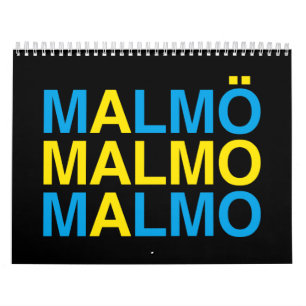 Calendrier MALMO Swedish Flag