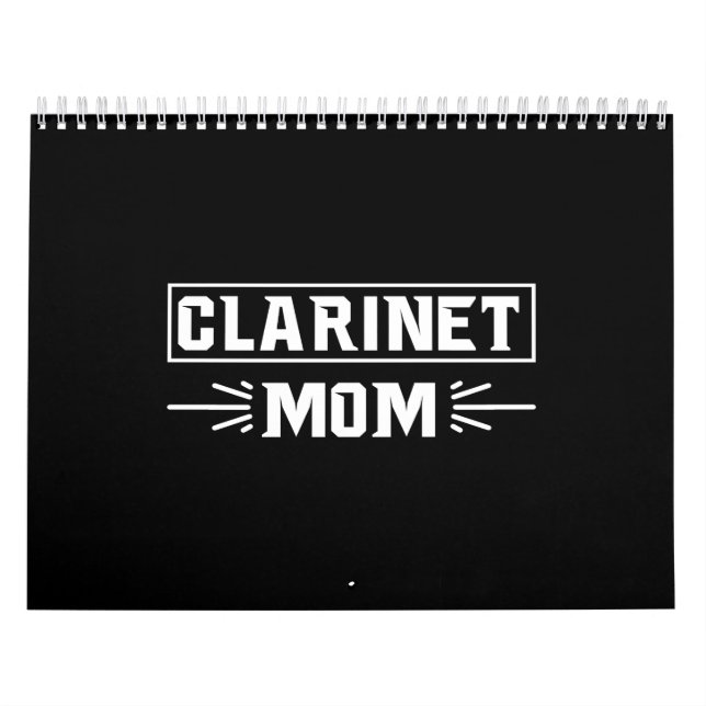 Calendrier maman clarinette (Protection)