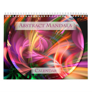 Calendrier Mandala Abstrait