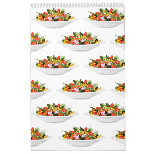 Calendrier Mangez plus de plantes frais motivation salade let