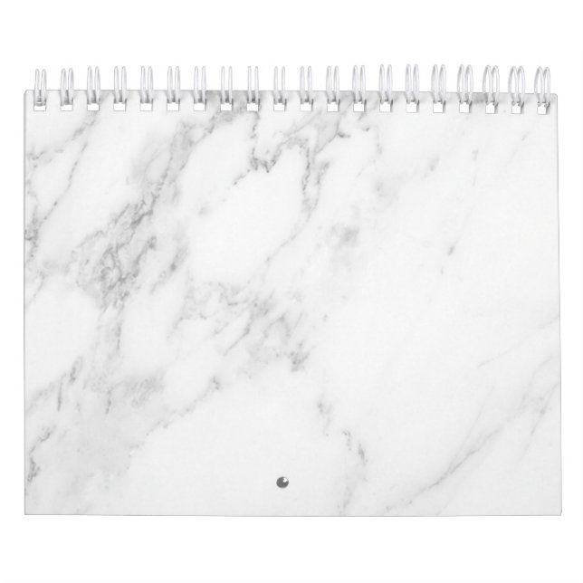 Calendrier Marbre Blanc (Protection)