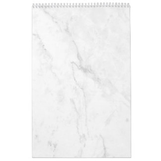 Calendrier Marbre Blanc