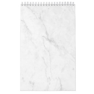 Calendrier Marbre Blanc